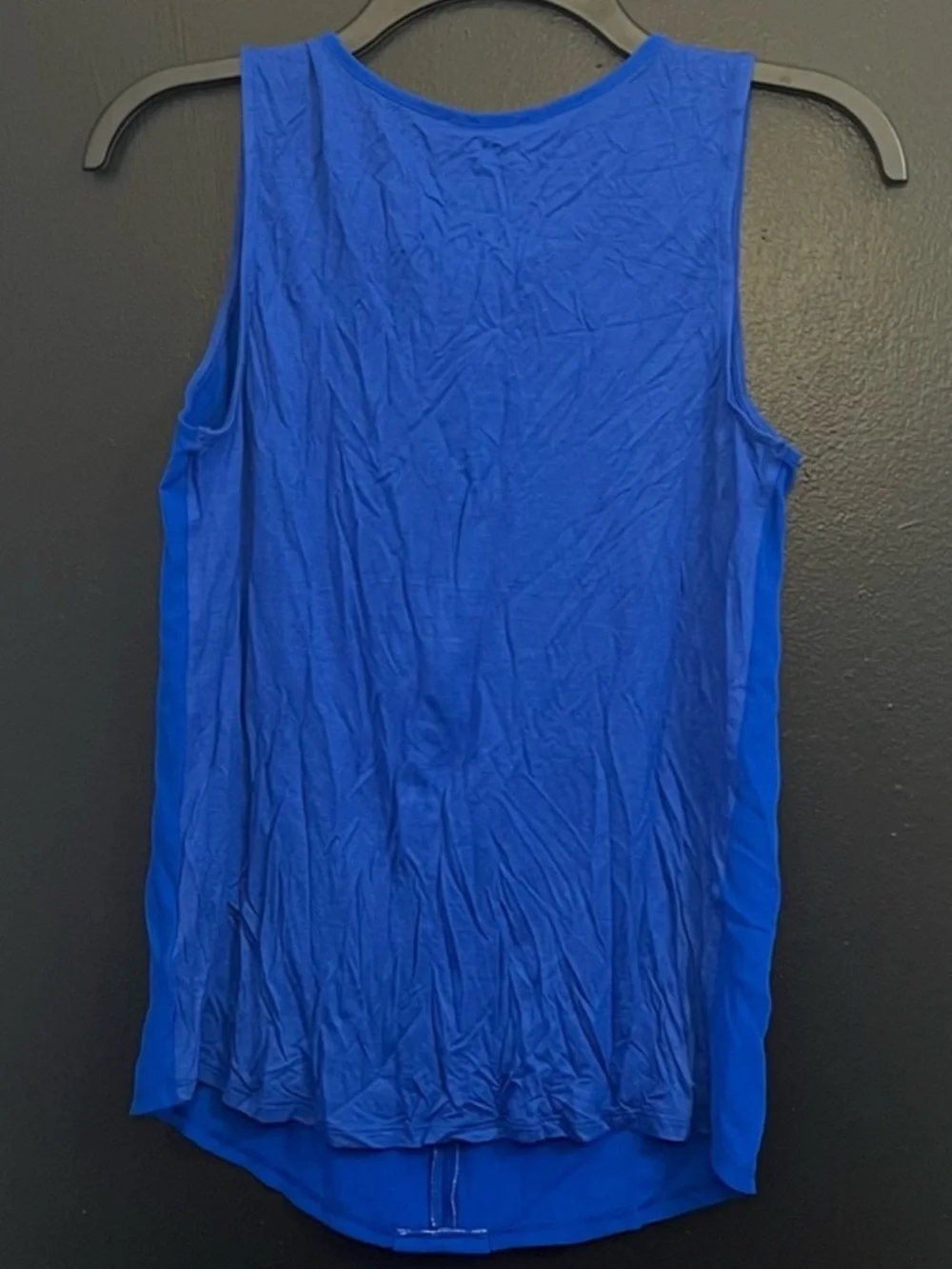 Express Royal Blue Sleeveless V-Neck Camisole - Picture 2 of 5